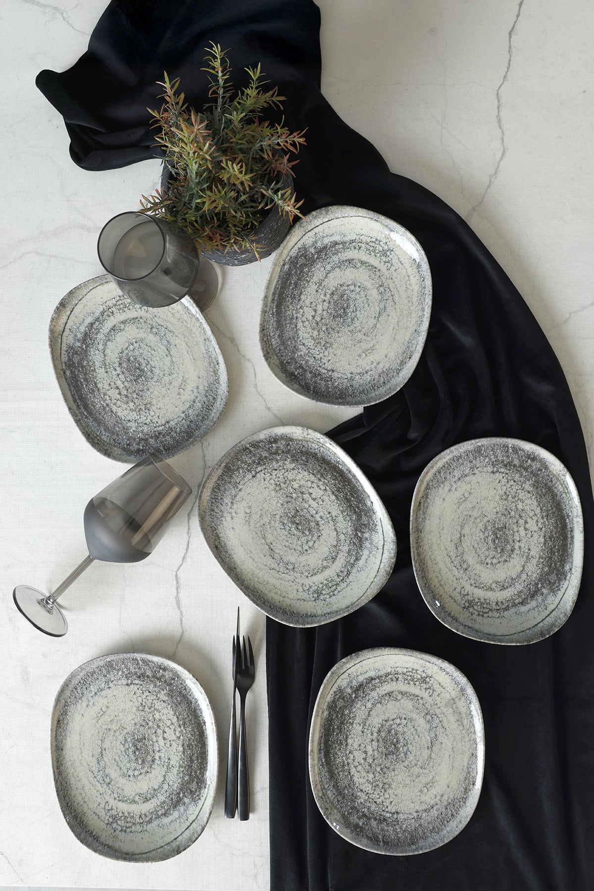 Professional Celestia Isabella Pasta Plate 23 cm 6 Pieces