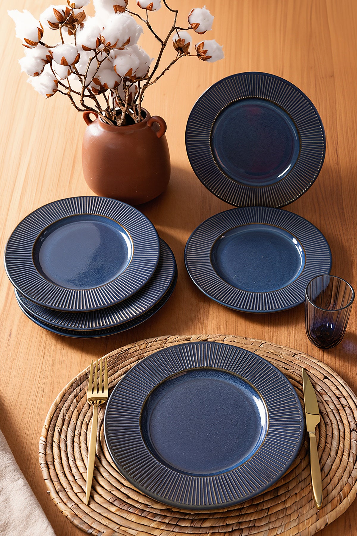 Lapis Myra Serving Plate 27 cm 6 Pieces