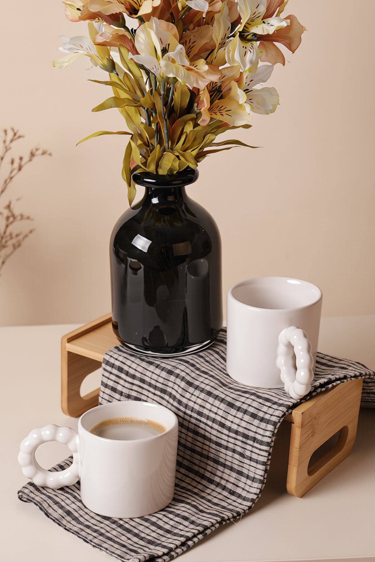 White Pearl Mug 8 cm 2 Pieces