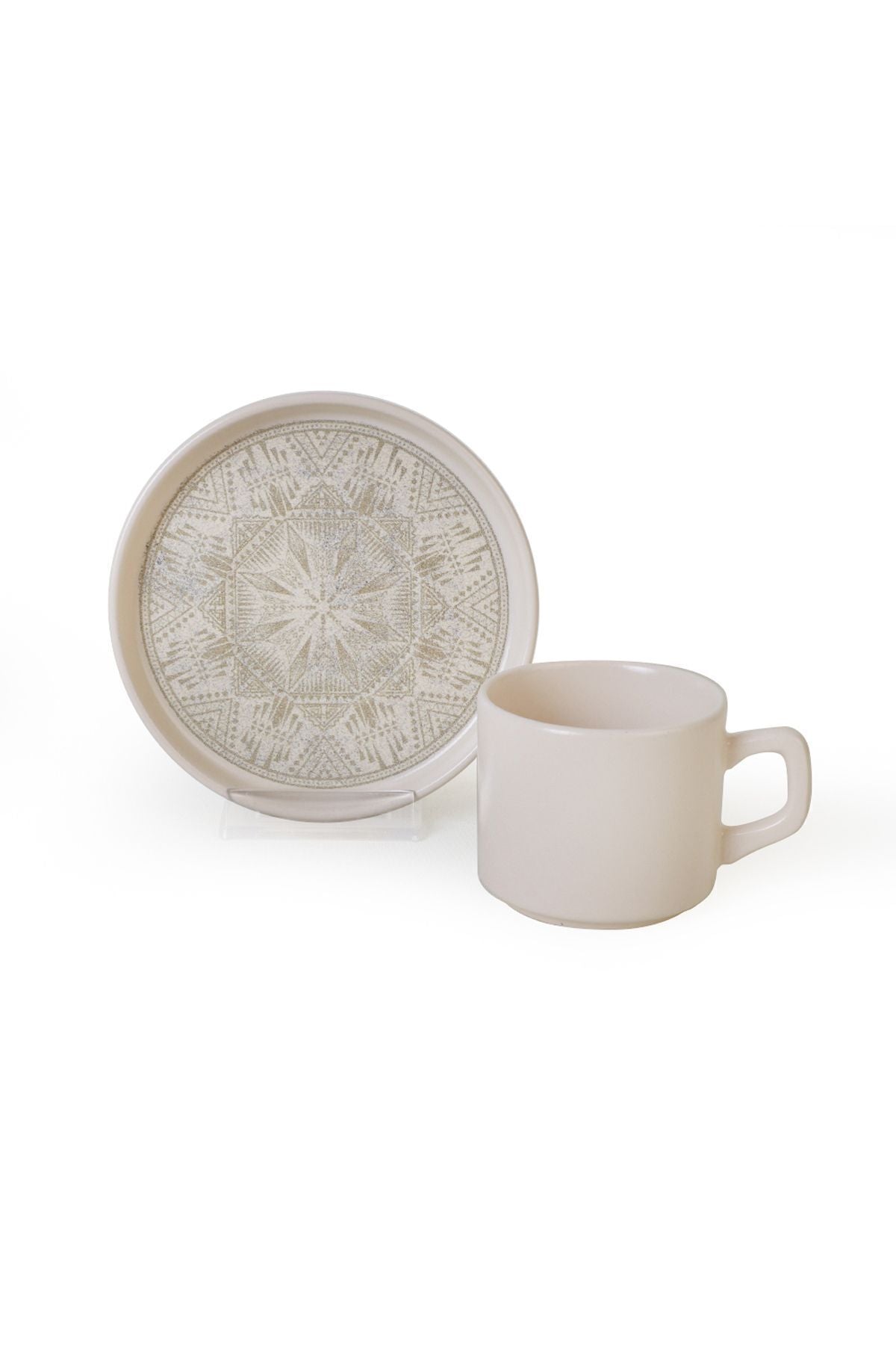 Groundlace Stackable Tea Set 12 Pieces for 6 People