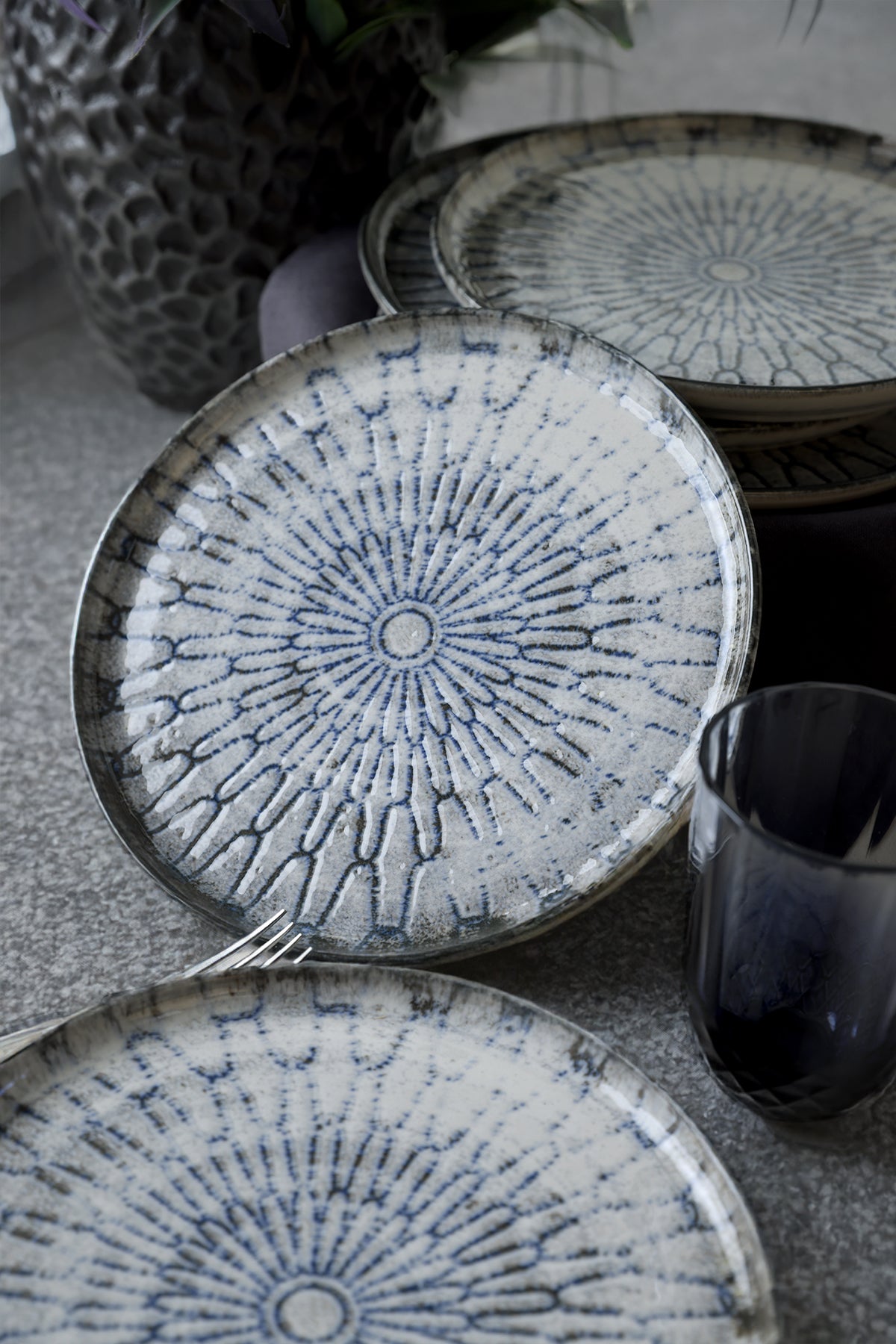 Professional Monoform Nordic Dessert Plate 22 cm 6 Pieces