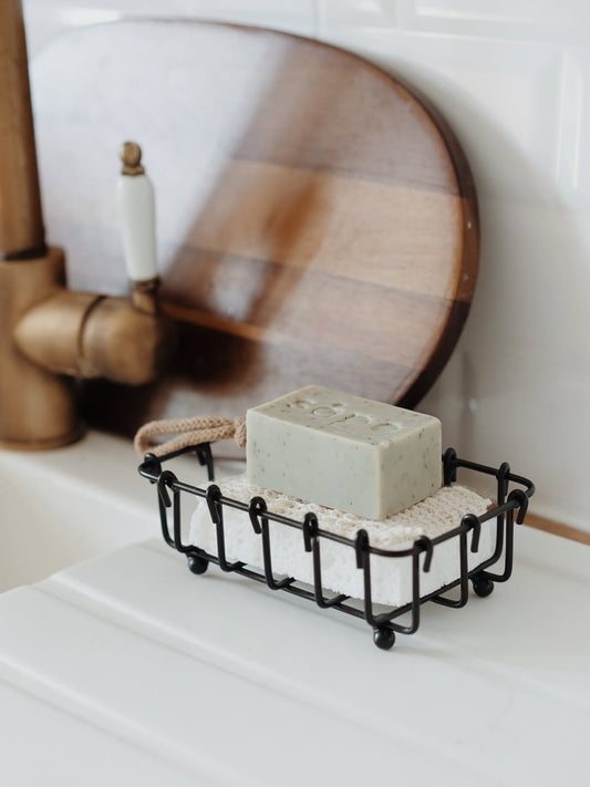 Metal Soap and Sponge Organizer
