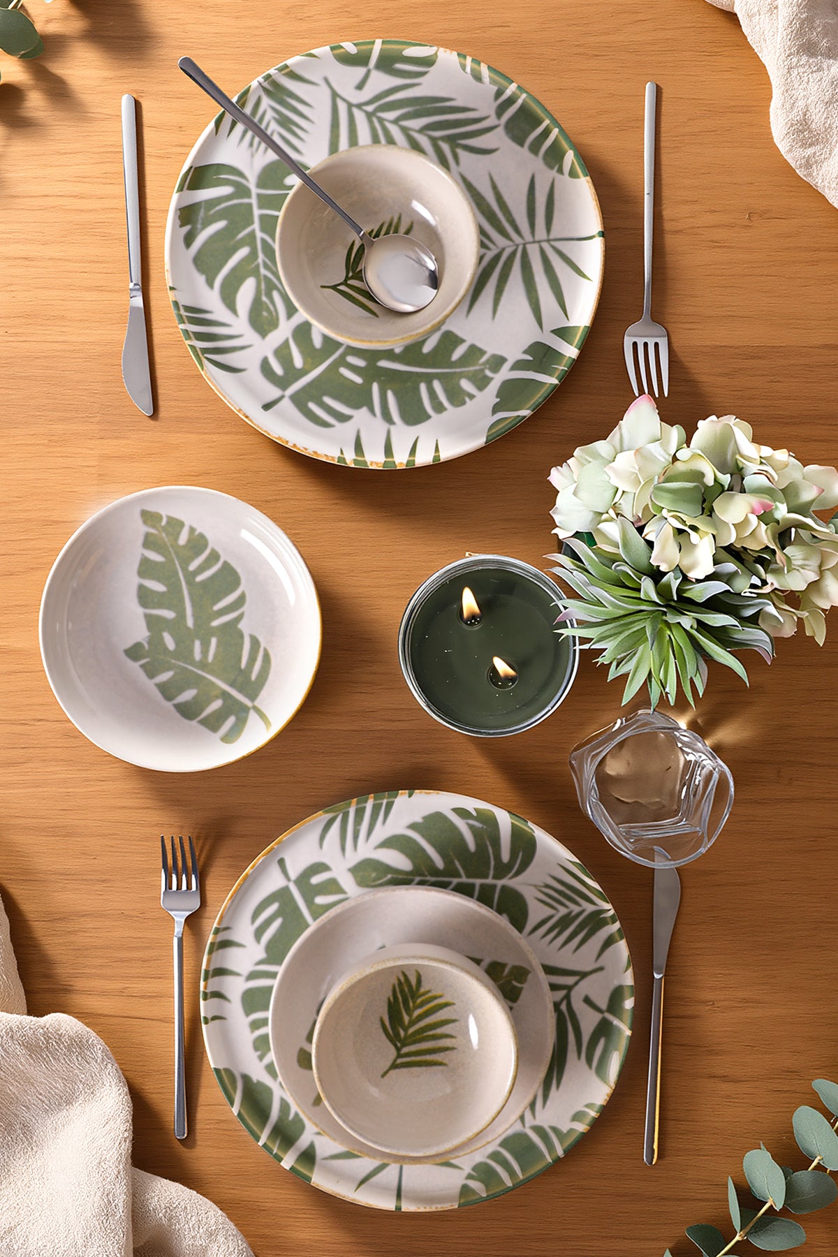 Forest Nordic 6-Piece Dinner Set for 2 People