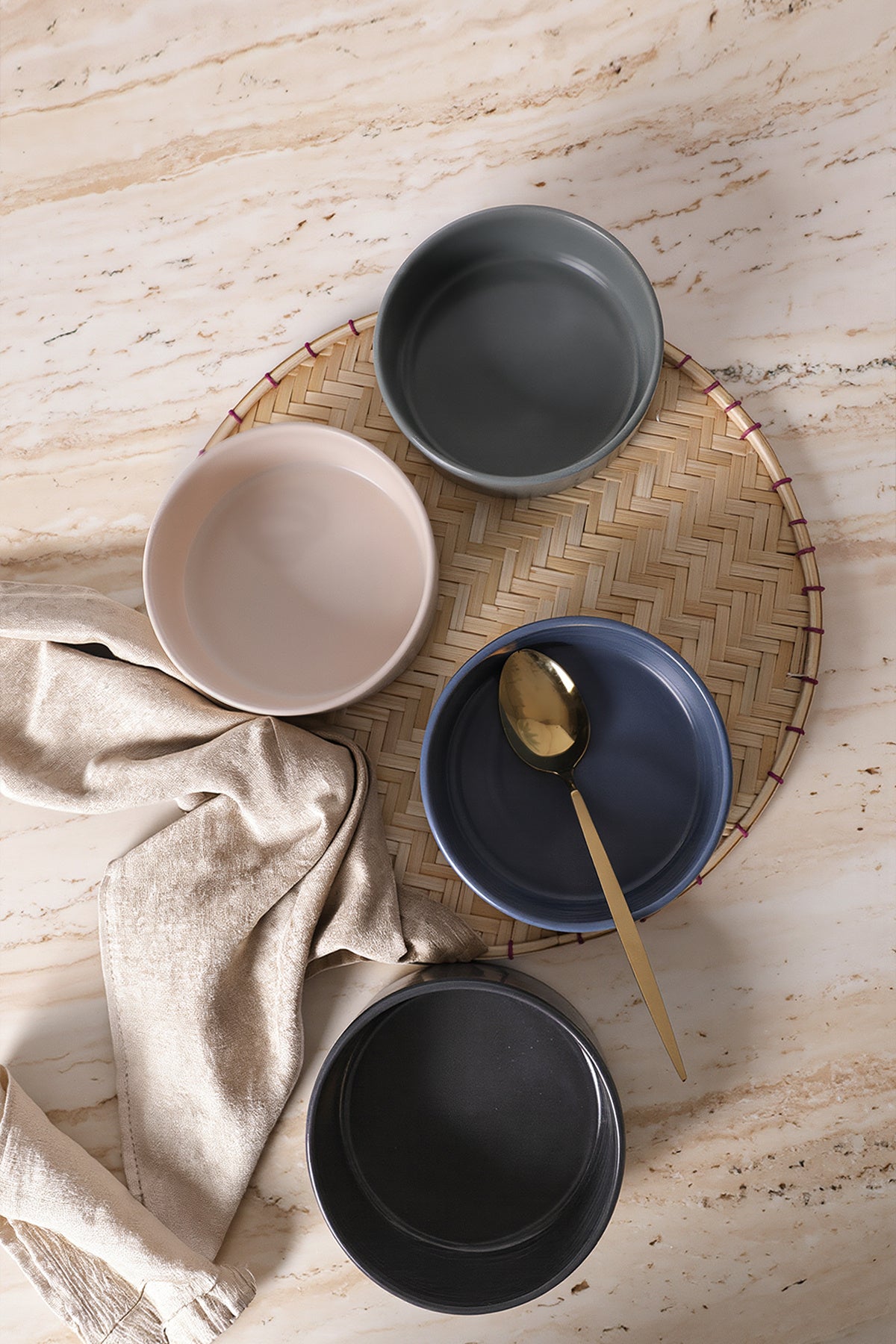 River Stackable Bowl 14 Cm 4 Pieces