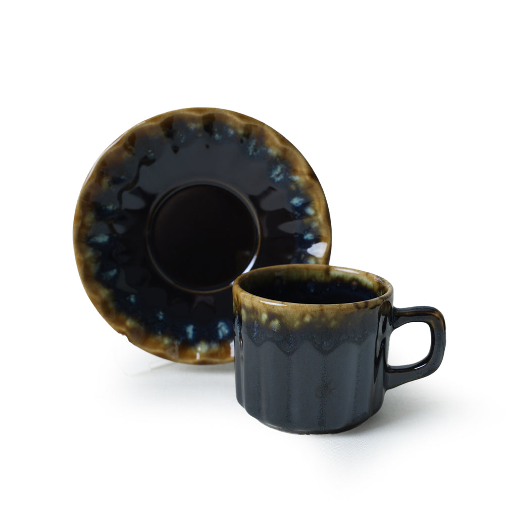 Shizen Black Sirius Tea Set 12 Pieces for 6 People