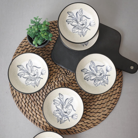 Shade Flowers Snack Bowl 13 Cm 6 Pieces