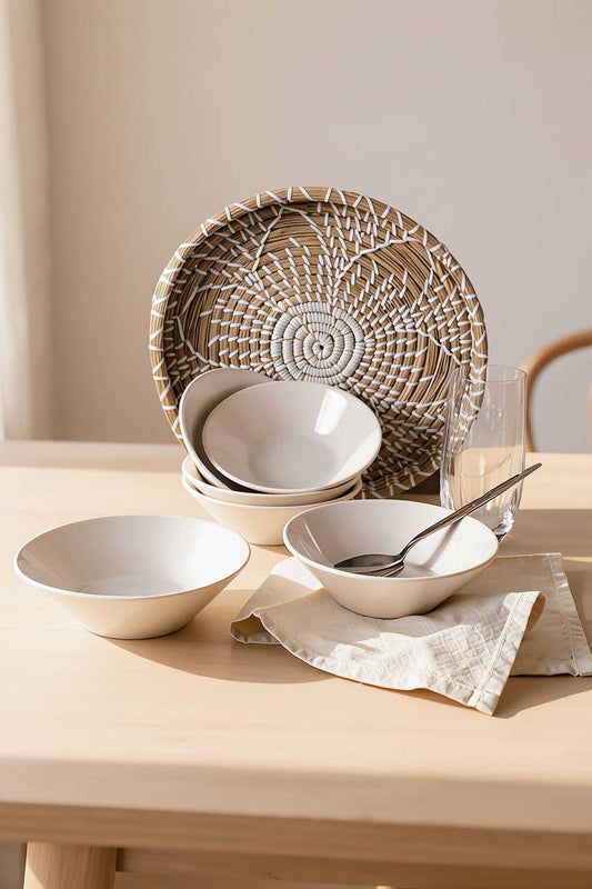 White Frig Bowl 14 cm 6 Pieces