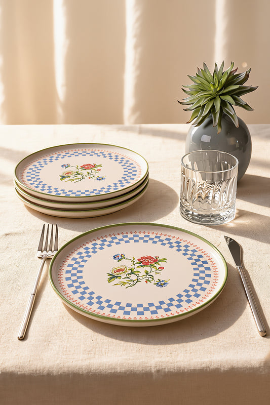 Rose Line Nordic Plate 22 cm 4 Pieces