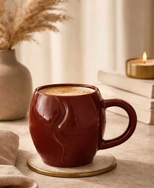 Handmade Ceramic Coffee Beans Mug / Cup