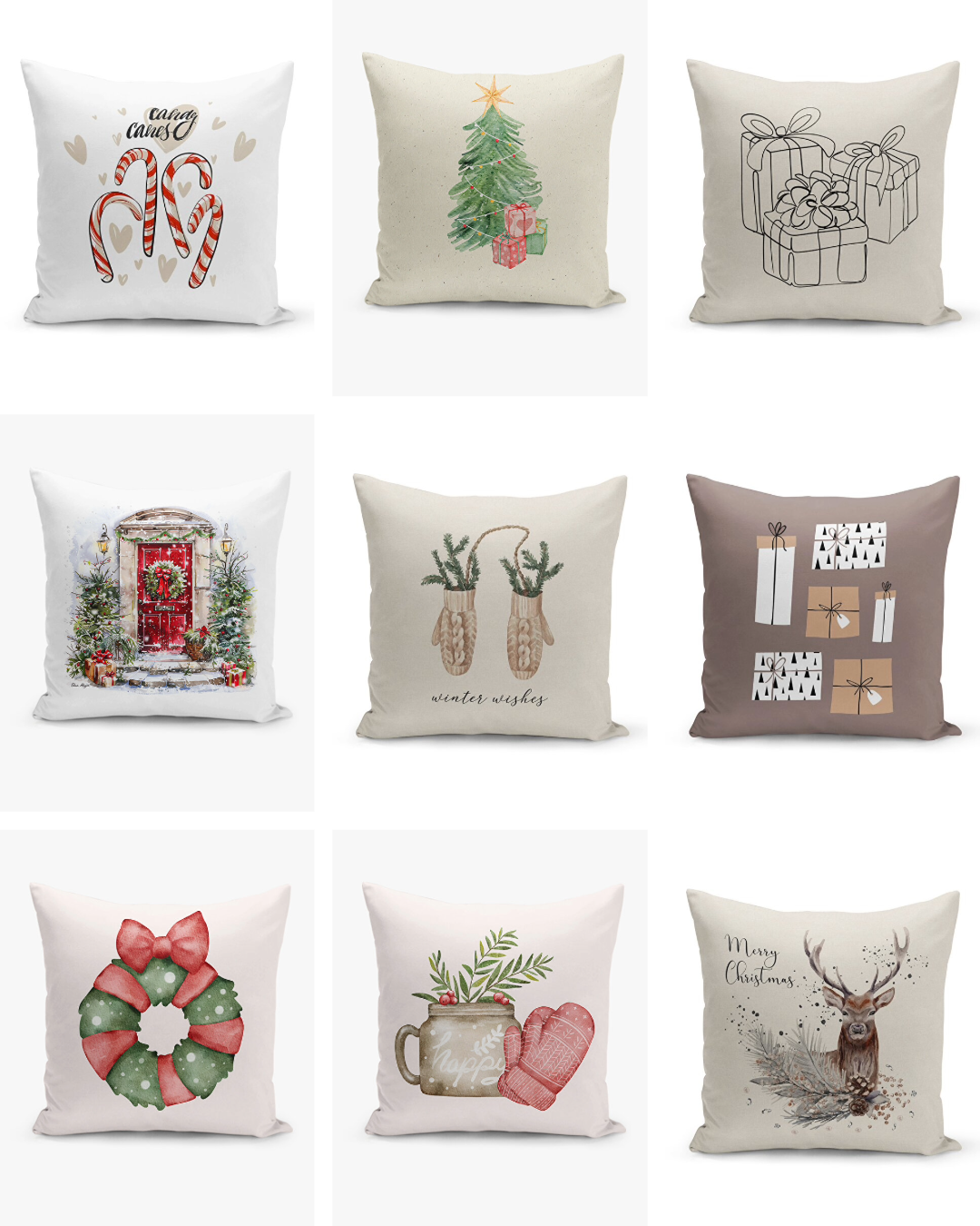 1 Piece Pillow Cover Double Sided Digital Print