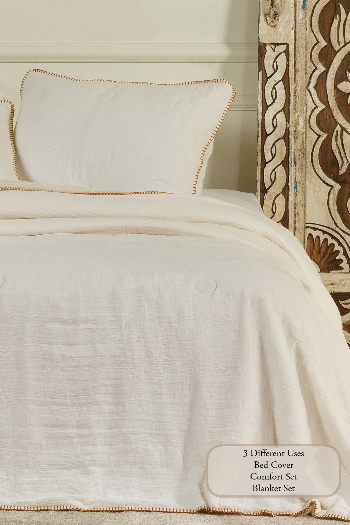 Palermo Comfort Sleeping Set - Cream