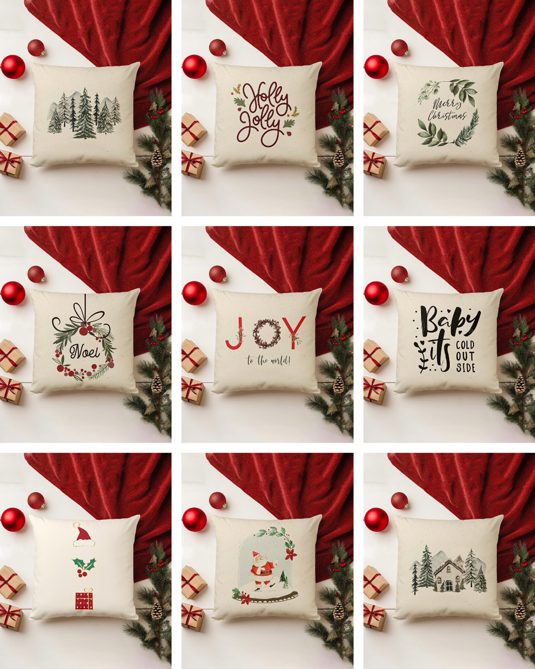 1 Piece Pillow Cover Double Sided Digital Print