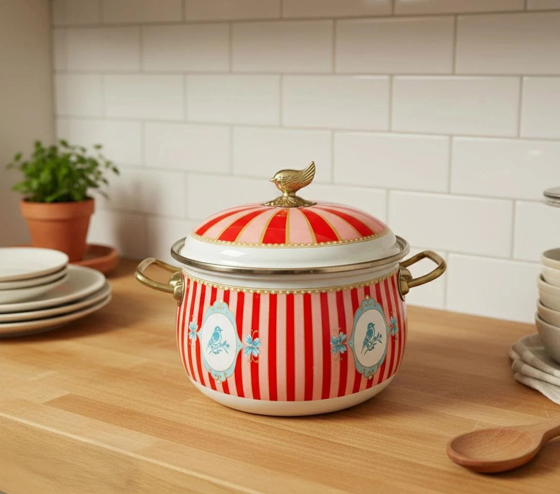 Bellissima Enamel Pot 20 cm