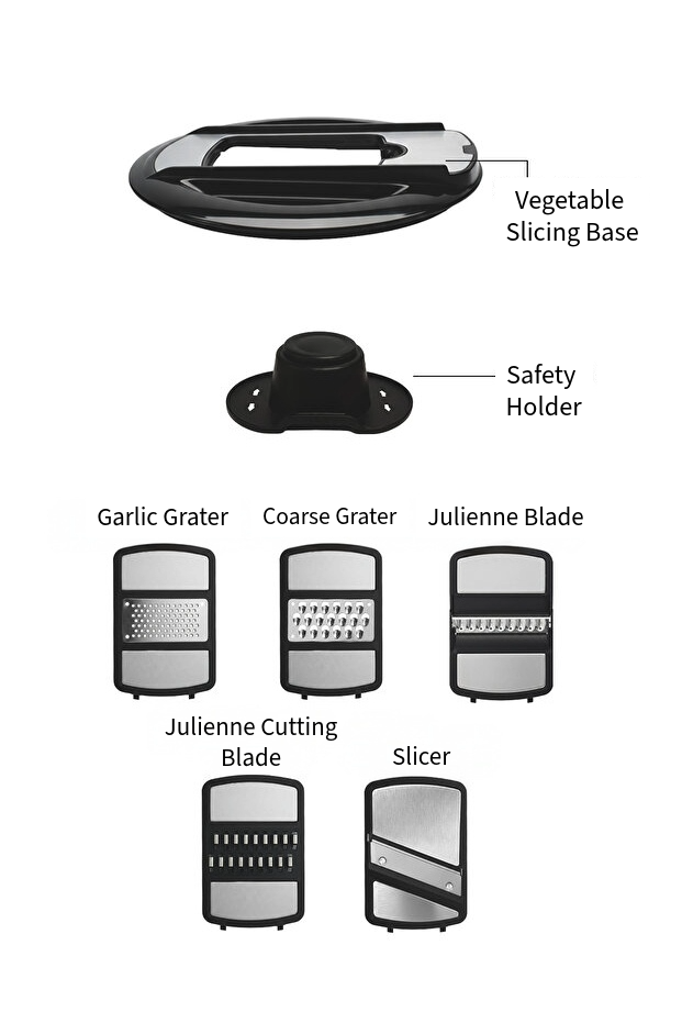 Stainless Steel Storage and Preparation Set with Grater Attachment