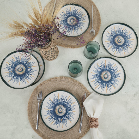 Hydra Nordic Cake Plate 22 Cm 6 Pieces