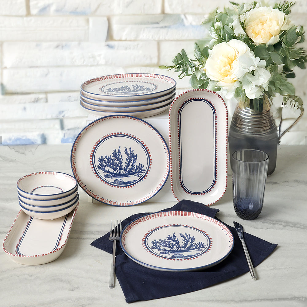 Marine Wonders Breakfast Set 12 Pieces for 6 People