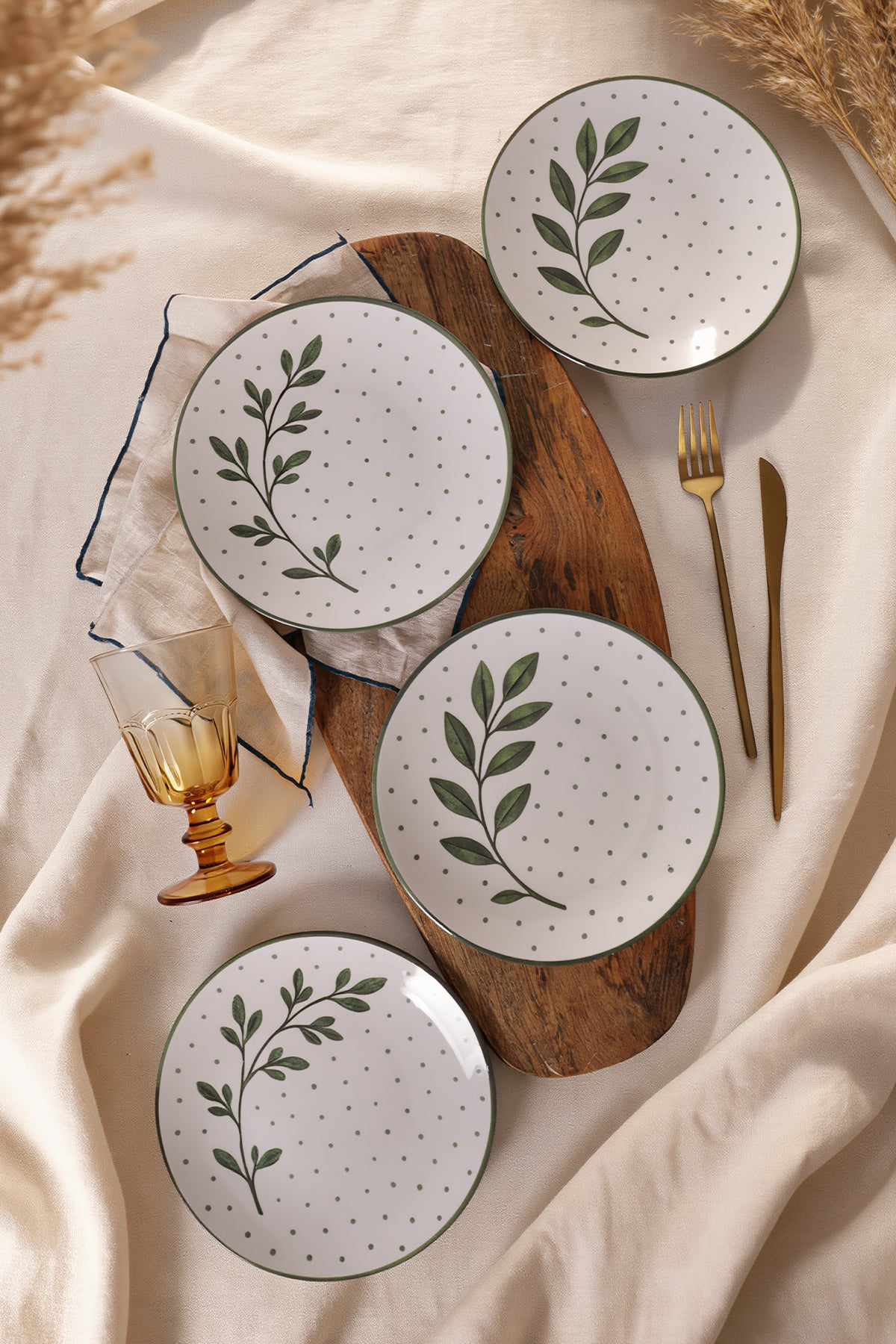 Botanica Dessert Plate 20 cm 4 Pieces