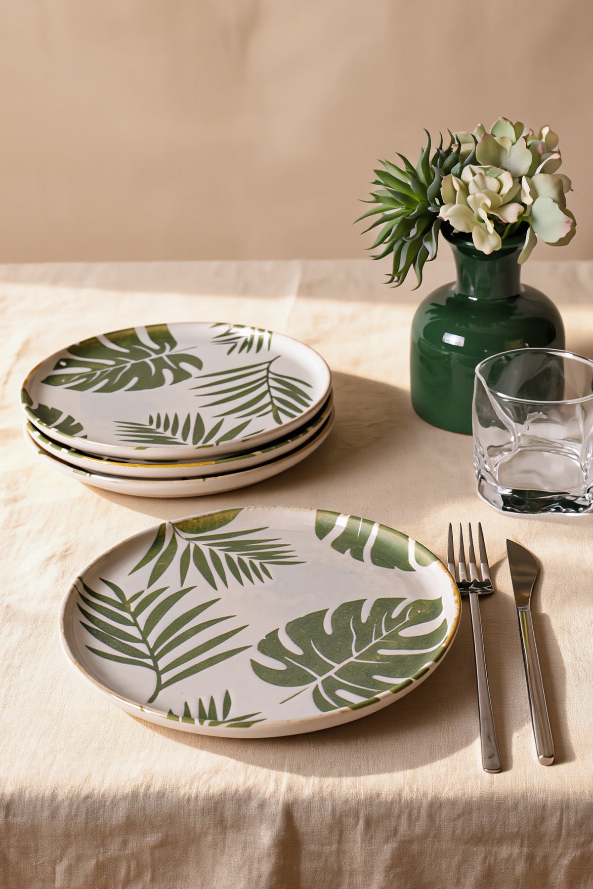 Forest Nordic Plate 22 cm 4 Pieces
