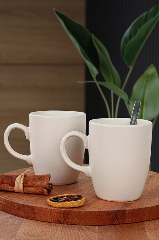 Matte White Cloud Mug, 9 cm, 6 Pieces