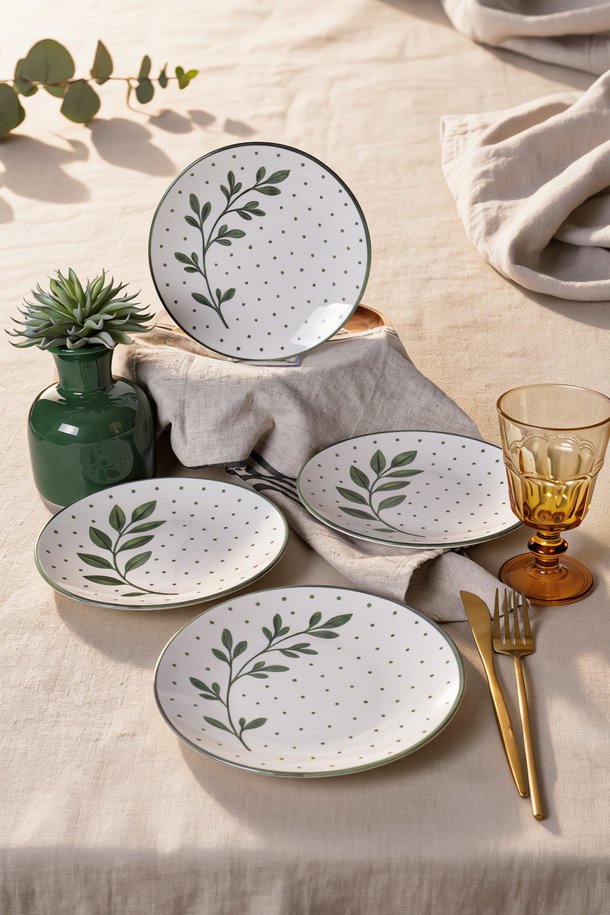Botanica Dessert Plate 20 cm 4 Pieces