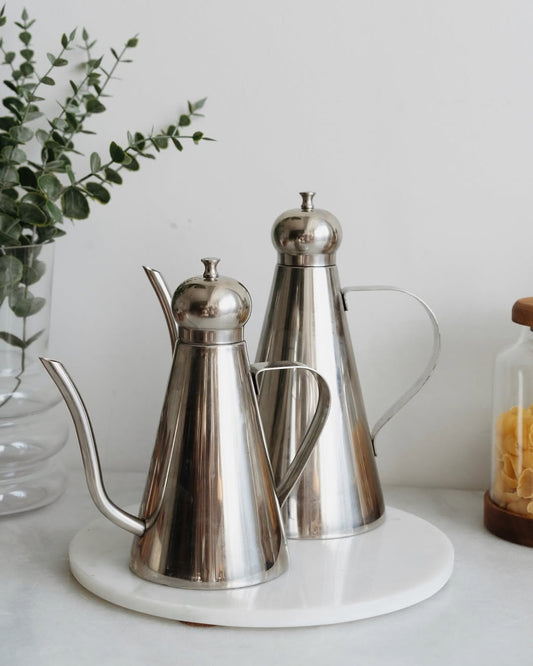 Vanessa Stainless Steel Oil Can