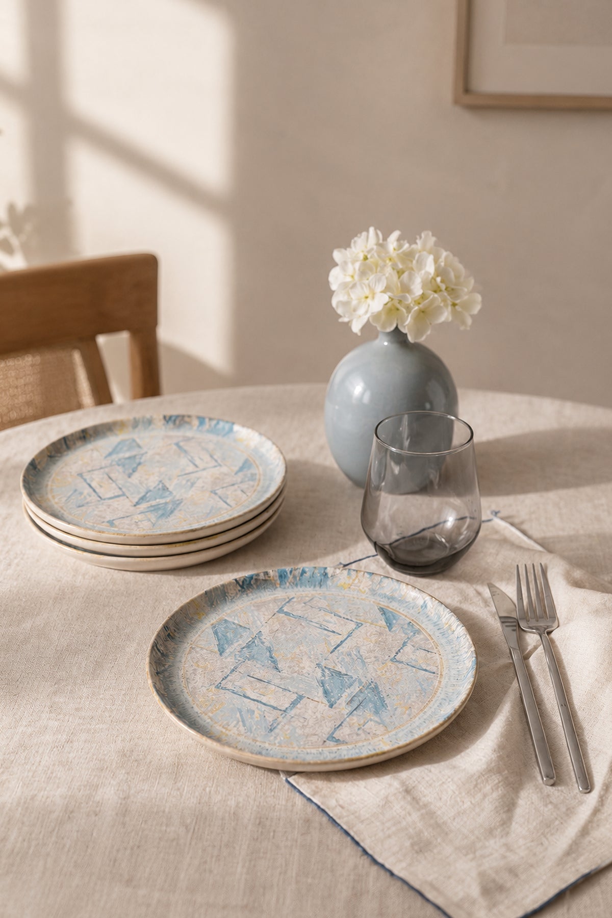 Royal Cake Plate, 22 cm, 4 Pieces