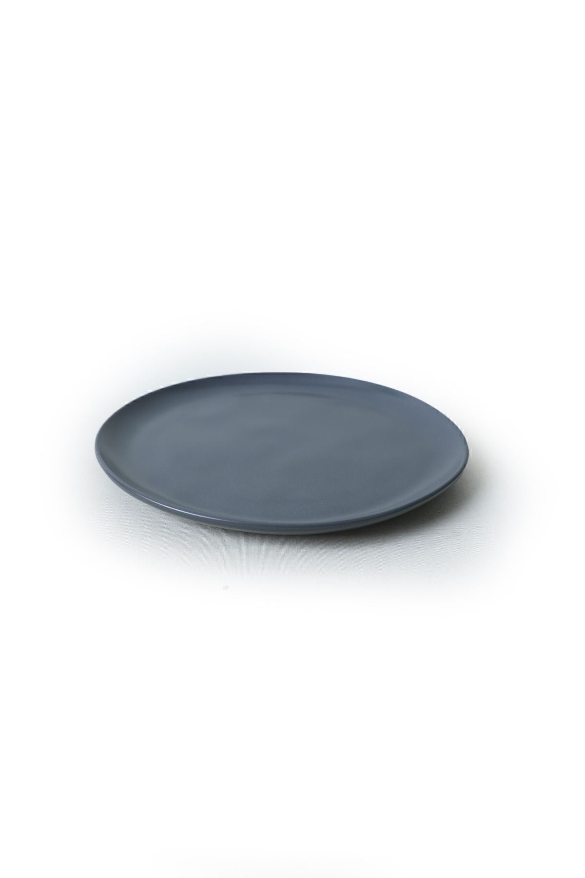 Matte Gray Sardes Cake Plate 22 Cm 6 Pieces