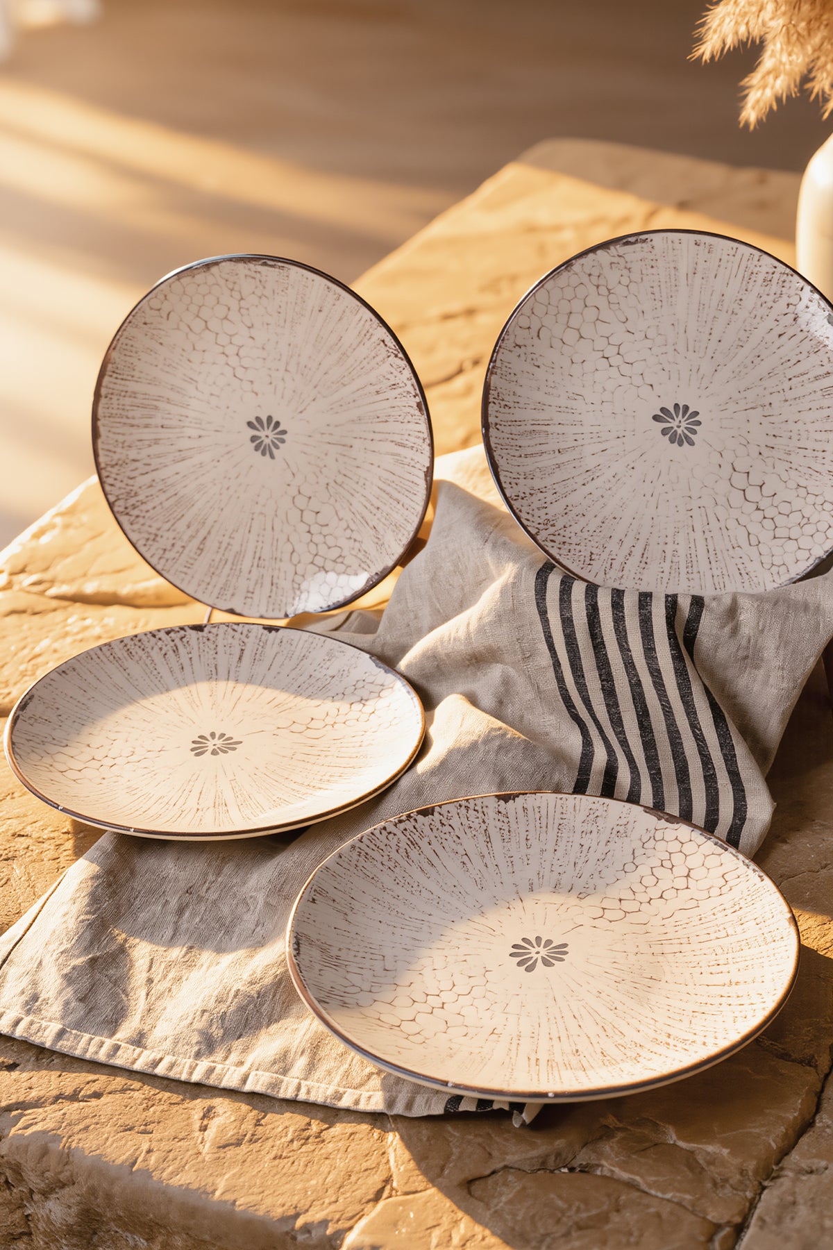 Forest Line Deep Plate 20 cm 4 Pieces