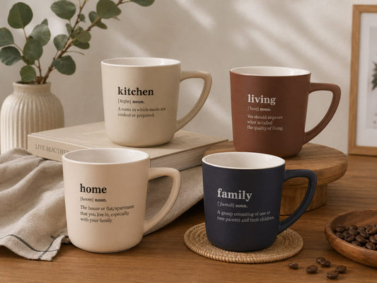 Motto Matte Porcelain Mug - 1 Piece