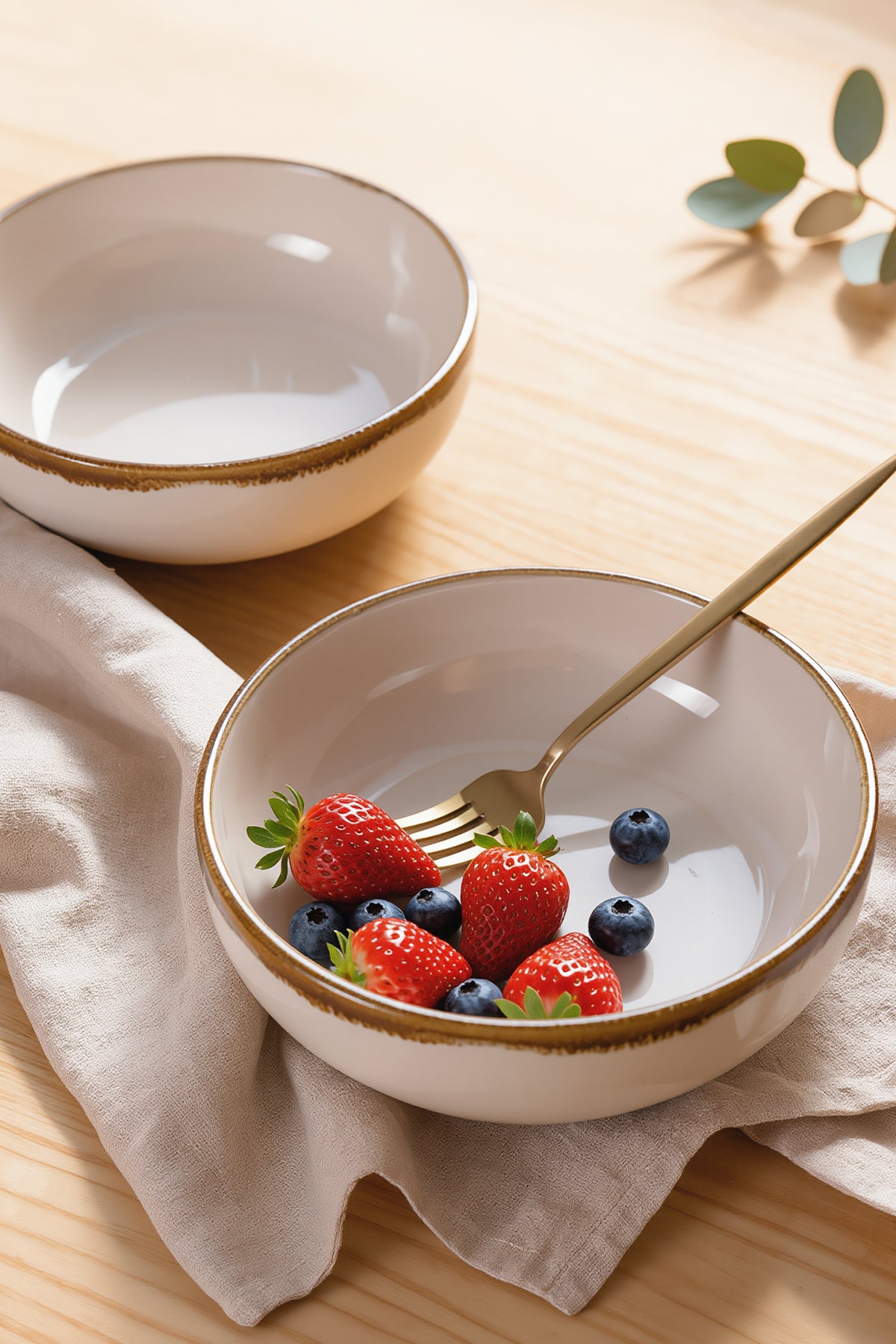 Straw Kera Salad Bowl 18 cm (2 Pieces)