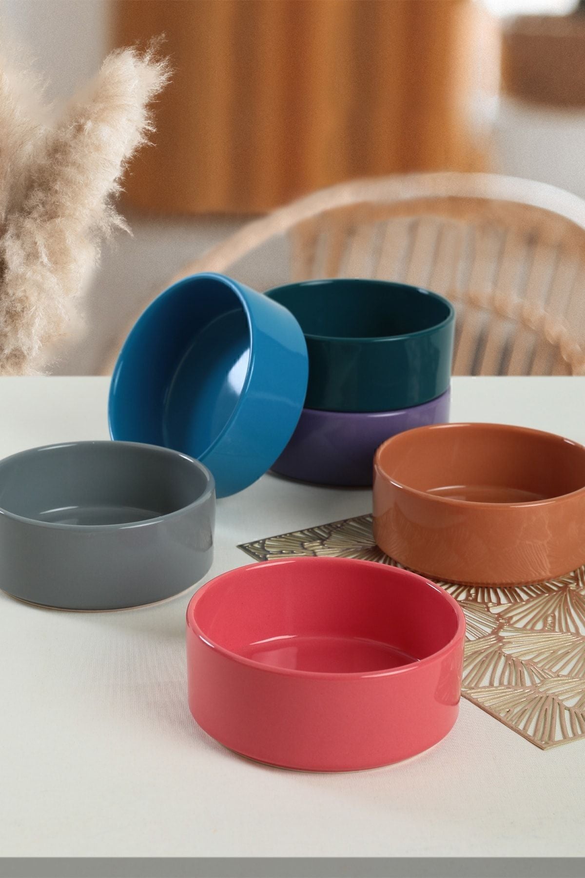 Mixed Stackabe Soup Bowl 14 cm 6 Pieces
