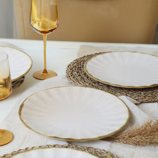 Keraart Rustic Sirius Cake Plate 22 Cm 6 Pieces