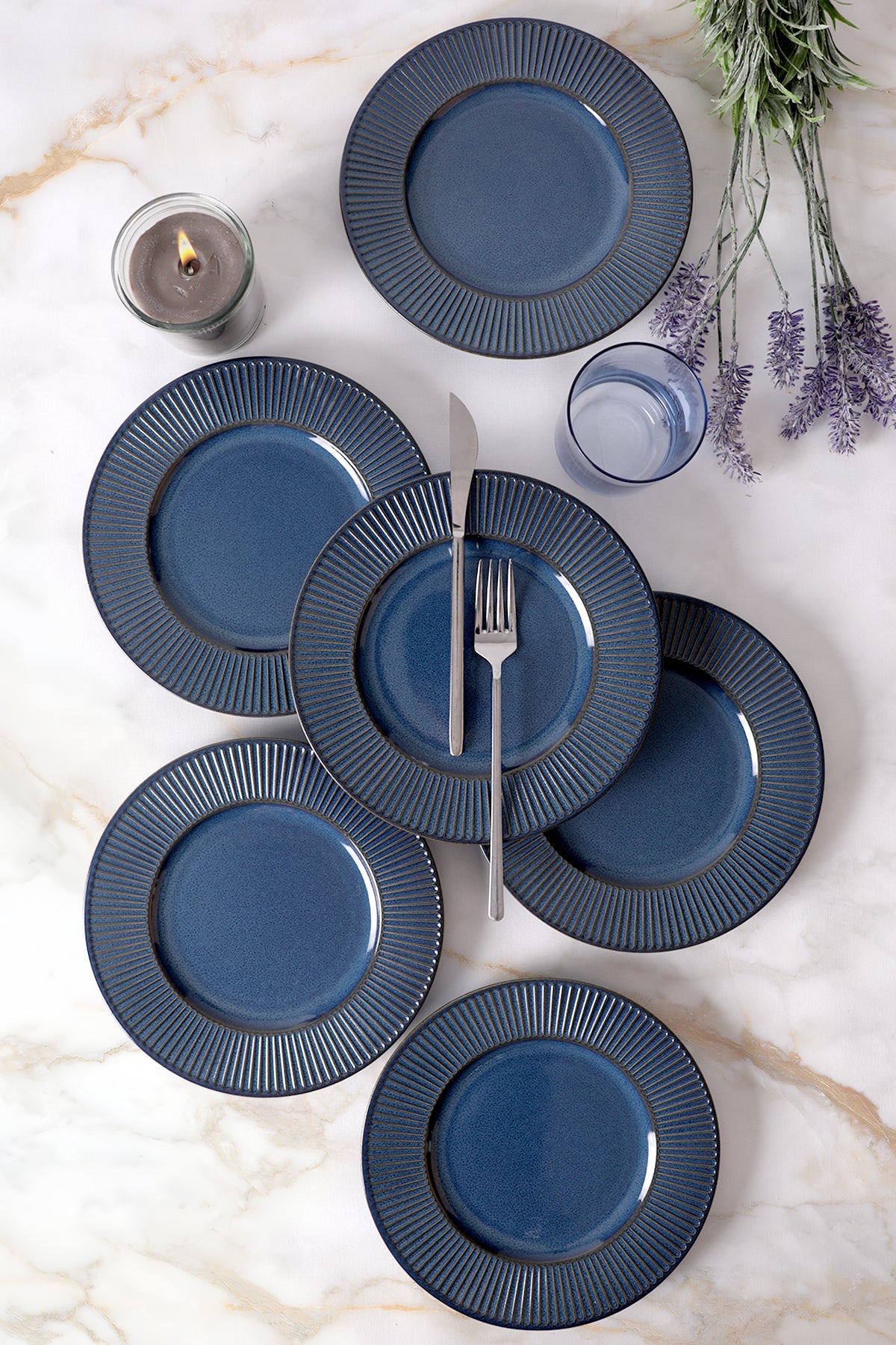 Lapis Myra Pasta Plate 22 cm 6 Pieces