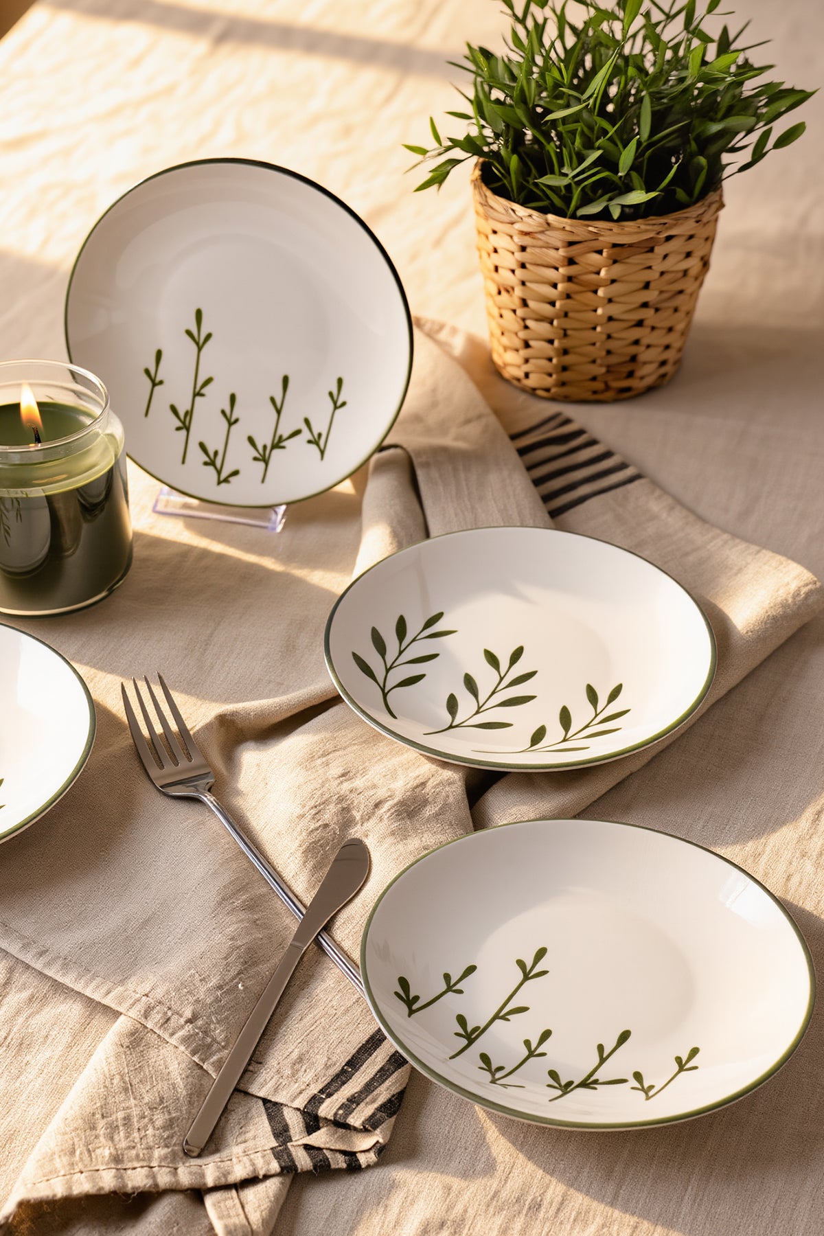 Verdea Plate 20 cm 4 Pieces