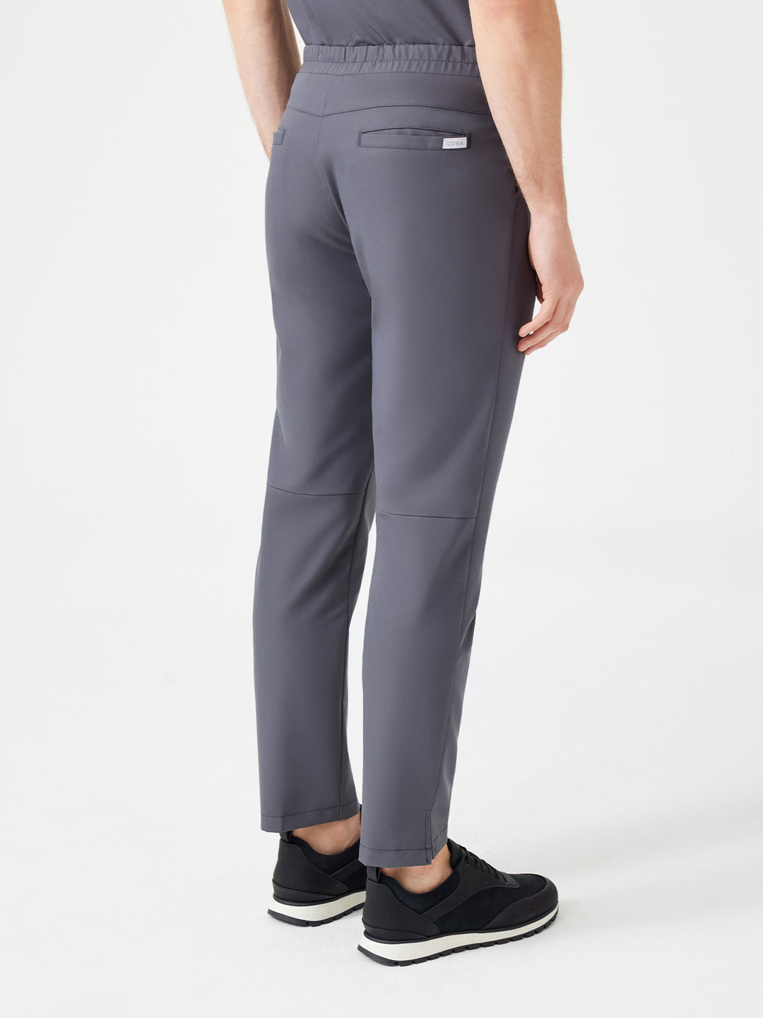 Cosa Altius Men's Straight Fit Trousers - Anthracite