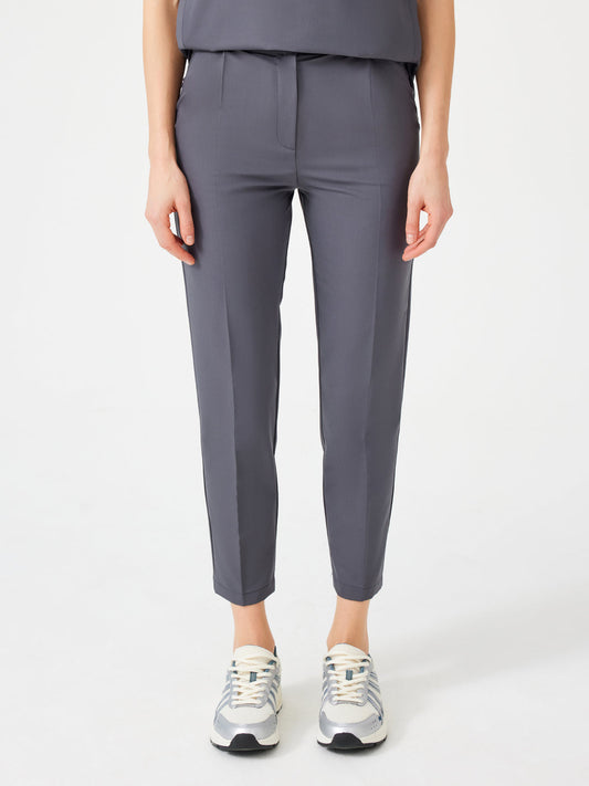 Cosa Citius Women's Pleated Trousers - Anthracite