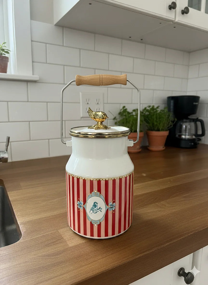 Bellissima Enamel Authentic Bucket 2 Liters