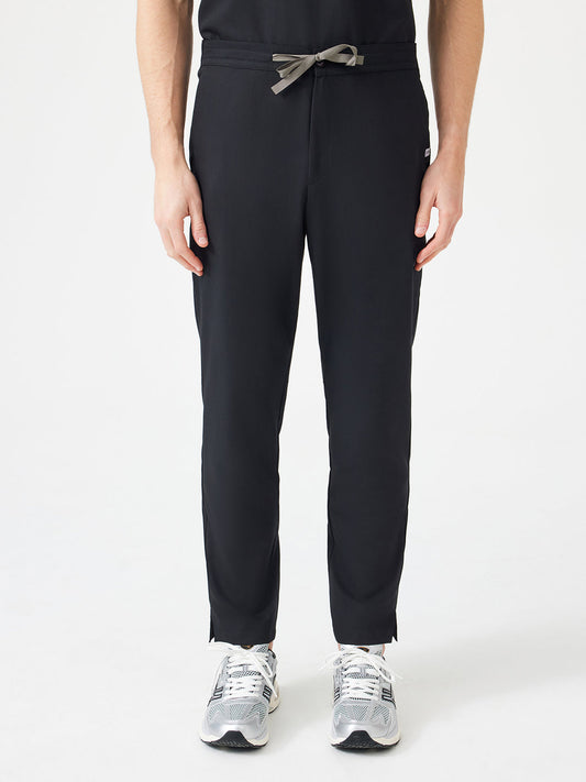 Cosa Altius Men's Straight Fit Trousers - Black