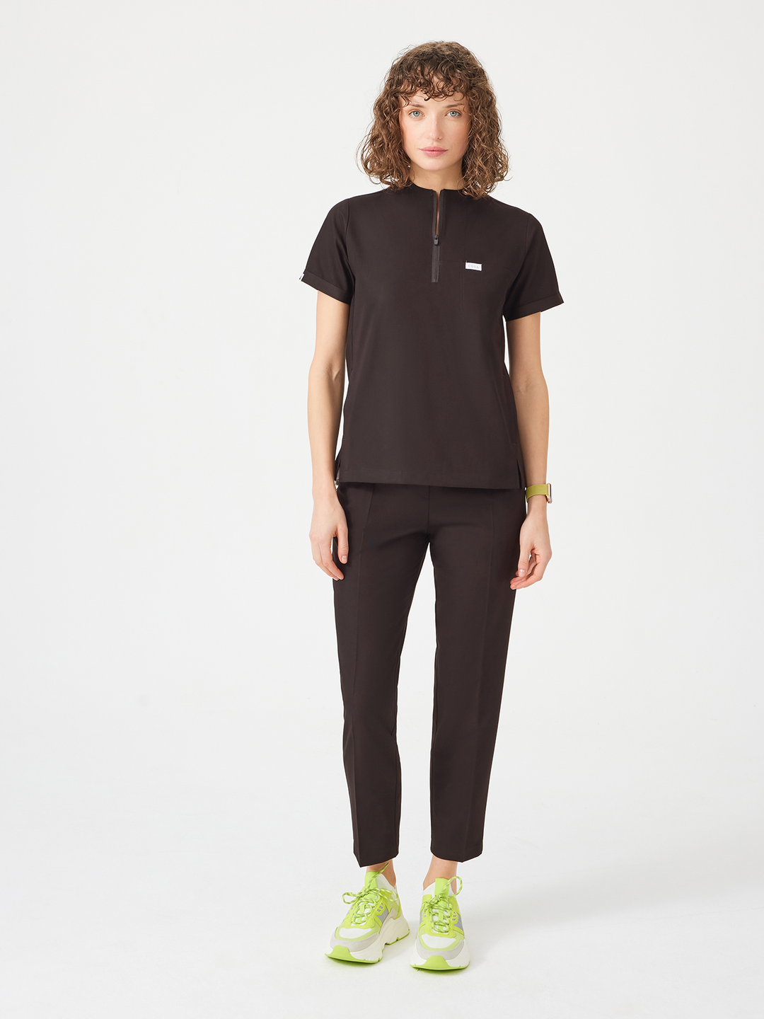 Cosa Citius Women's Pleated Trousers - Brown