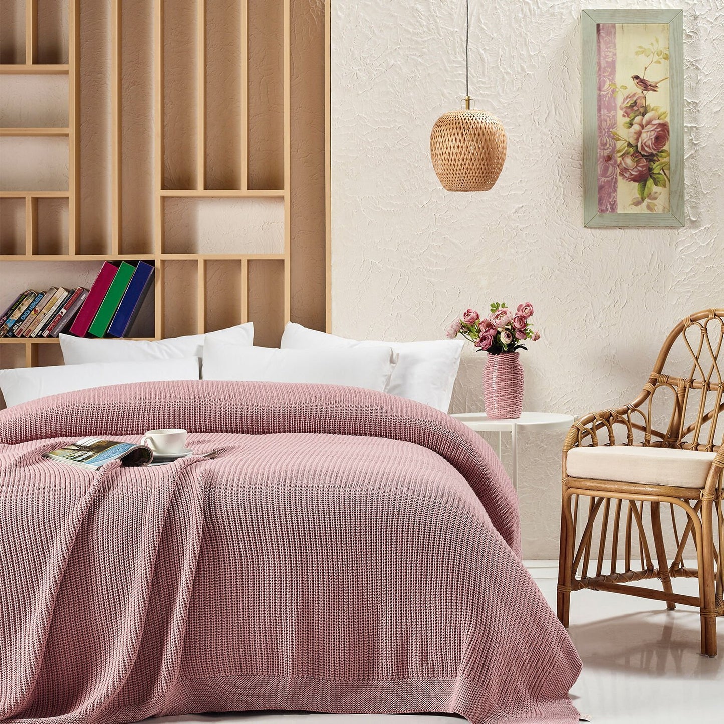 Knitted Blanket 220x240 cm - Premium Quality