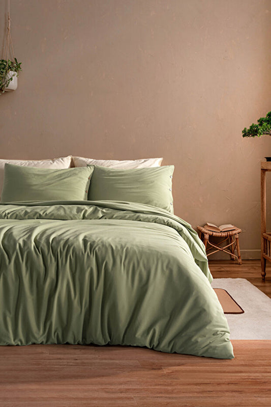 Soft Cotton Daria 100% Cotton Double Duvet Cover Set