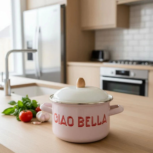 Dolce Vita Enamel Pot 18 cm