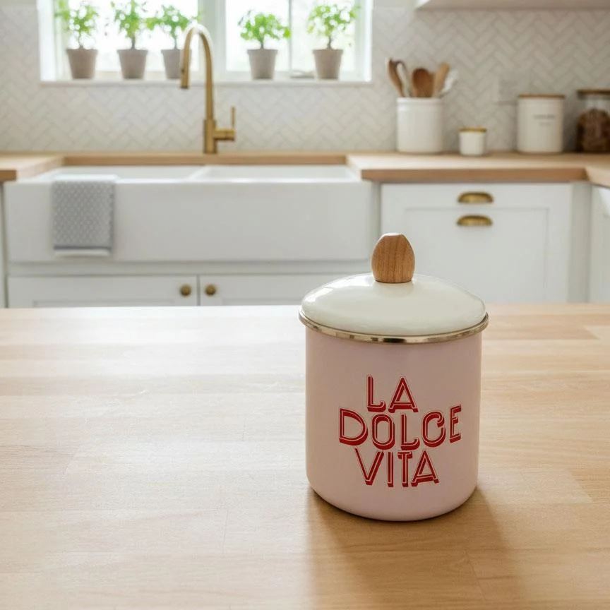 Dolce Vita Enamel Medium Jar