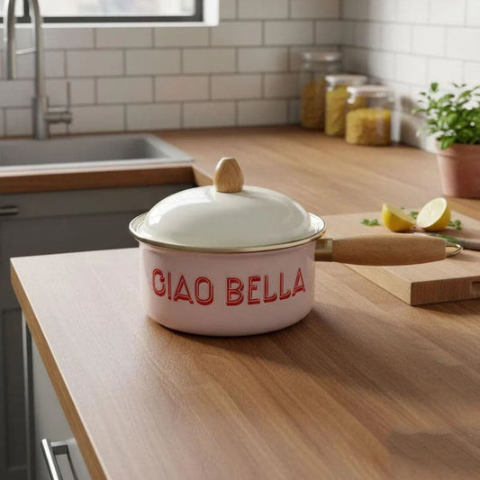 Dolce Vita Enamel Pot
