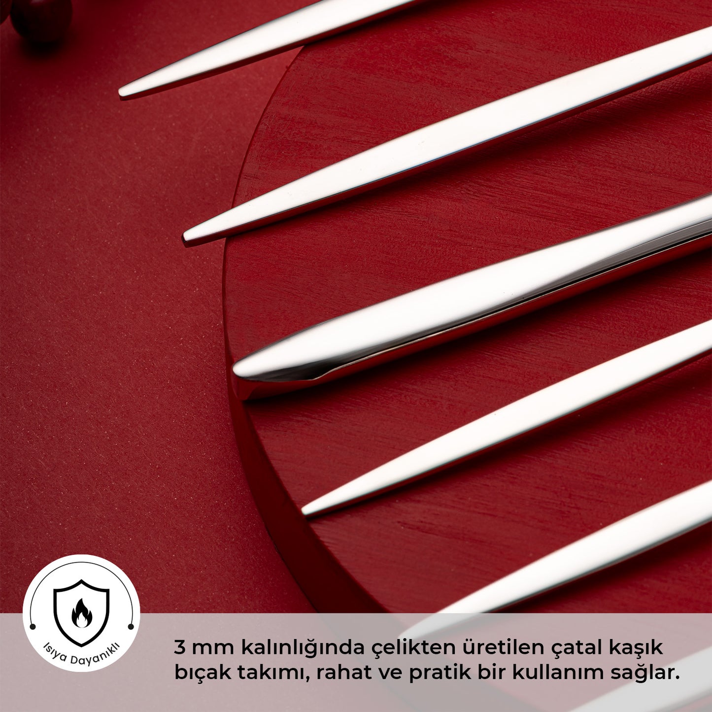 Emsan Artun 84-Piece 12-Person Cutlery Set