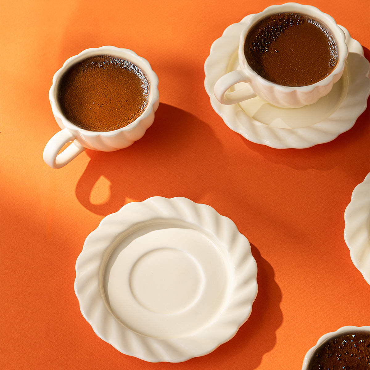 Emsan Sunshine Coffee Cup Set – 6 Person, 12 Piece