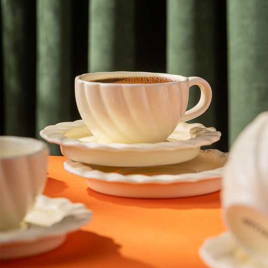 Emsan Sunshine Coffee Cup Set – 6 Person, 12 Piece
