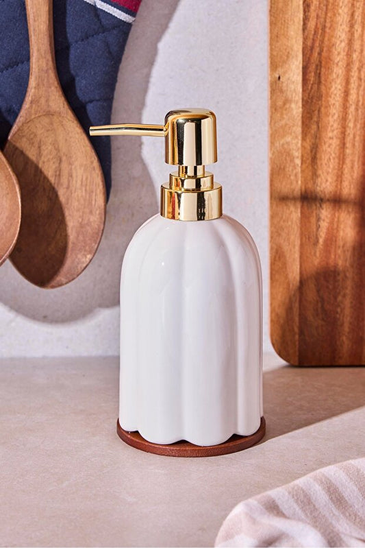 Pumpkin Porcelain Liquid Soap Dispenser