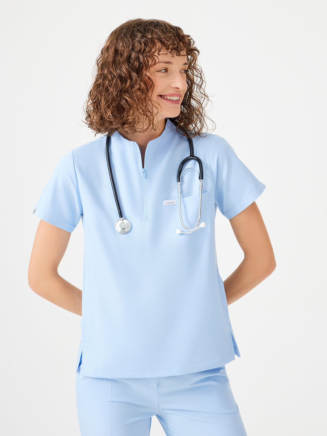 Cosa Citius Women's Top - Ice Blue