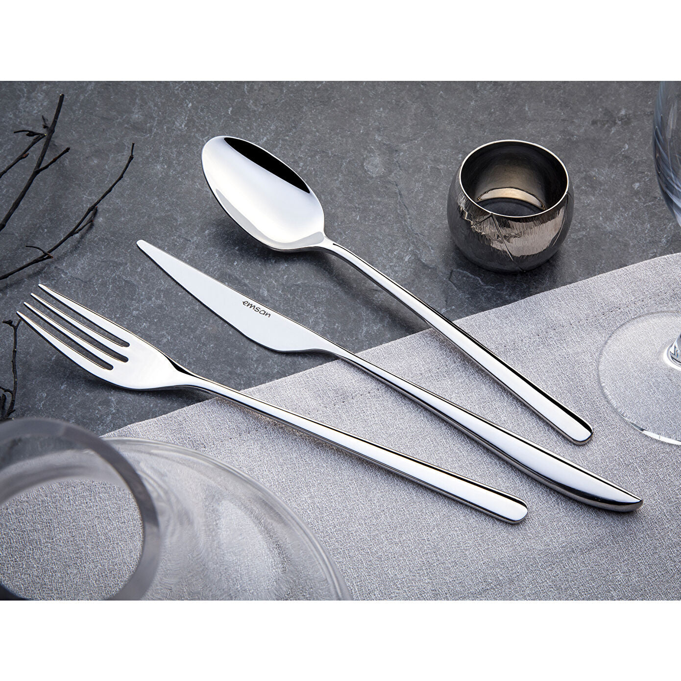 Elegance Bello 84 Piece Cutlery Set for 12 People in Luxury Box
